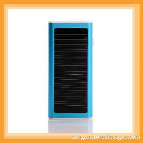 Portable mobile power charger with solar panel